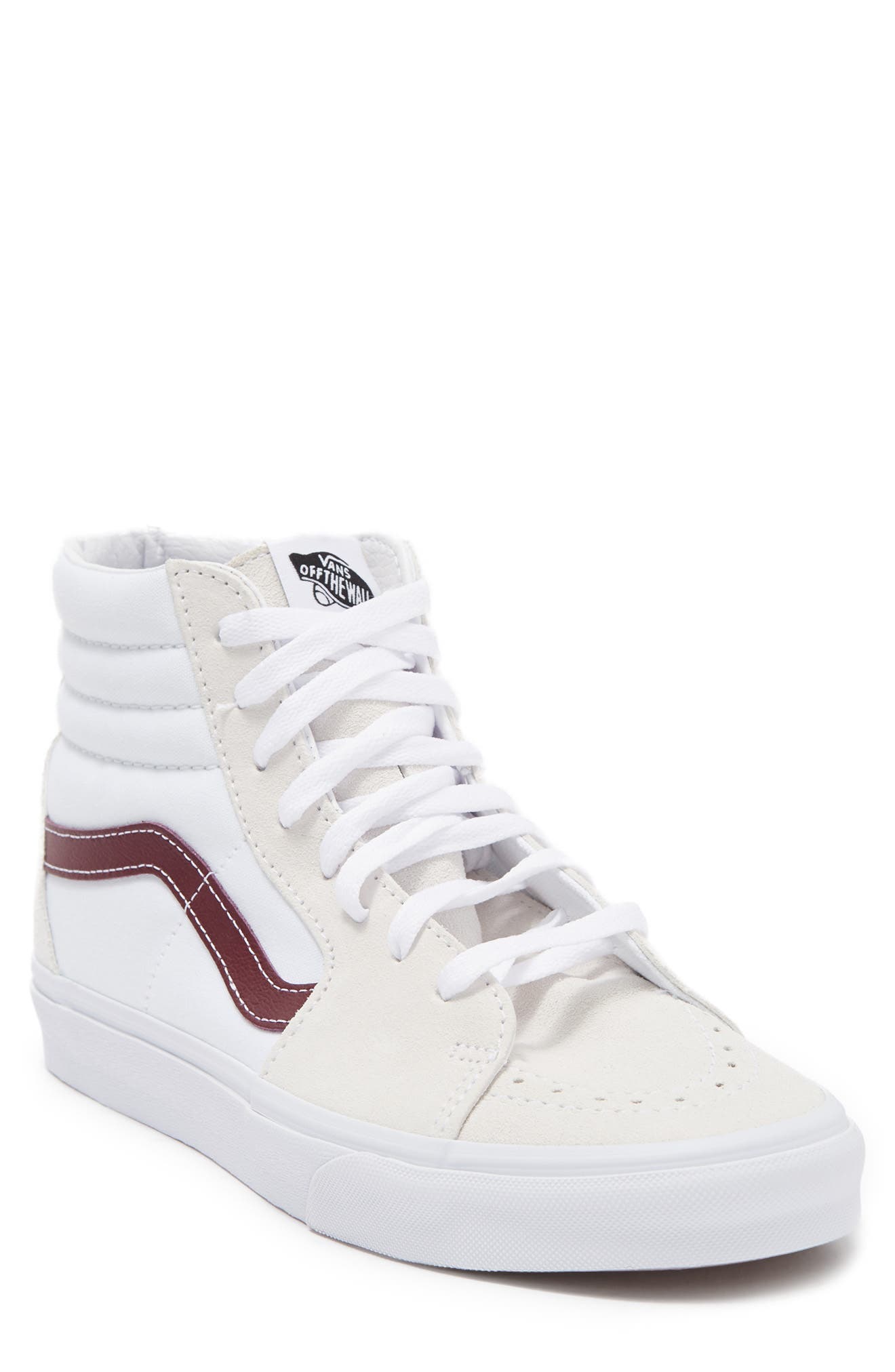 Vans Sk8 High Top Leather Sneaker, Main, color, 