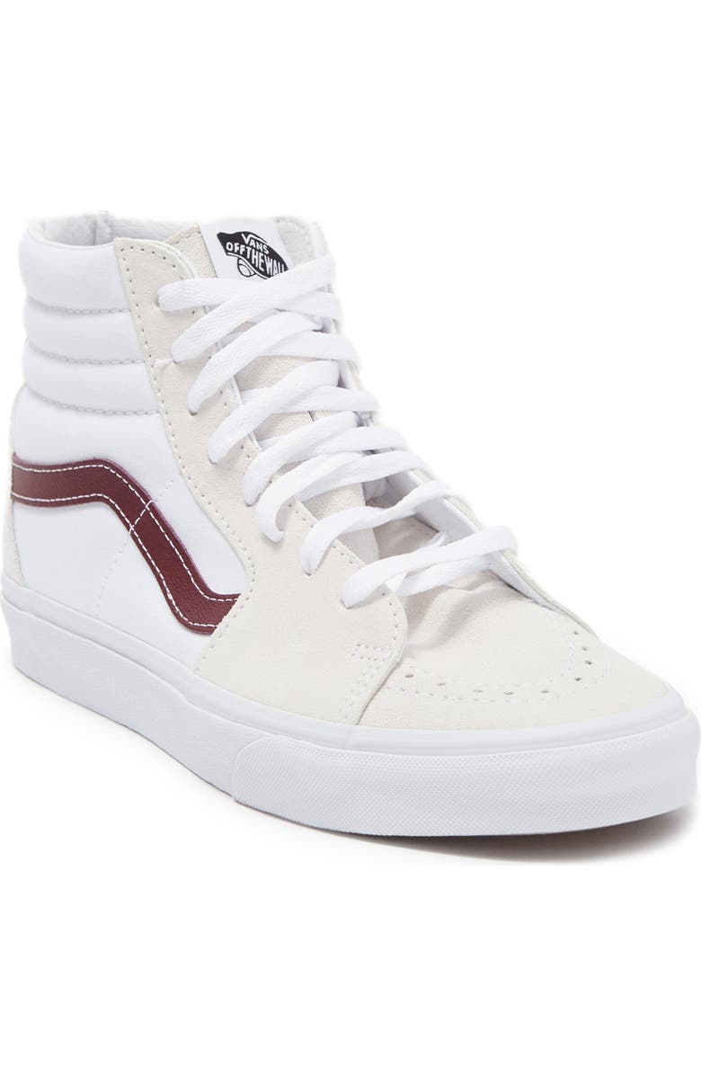 Vans Sk8 High Top Leather Sneaker, Main, color,