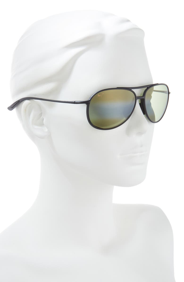 Maui Jim 60mm Core Aviator Polarized Sunglasses, Alternate, color,