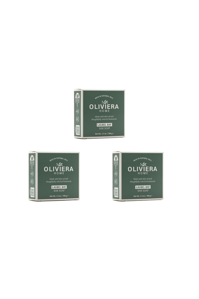 Laurel Bay Bar Soap Trio, Alternate, color, Brown