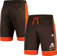 STARTER Men's Starter Brown/Orange Cleveland Browns Vintage Fan Favorite Shorts