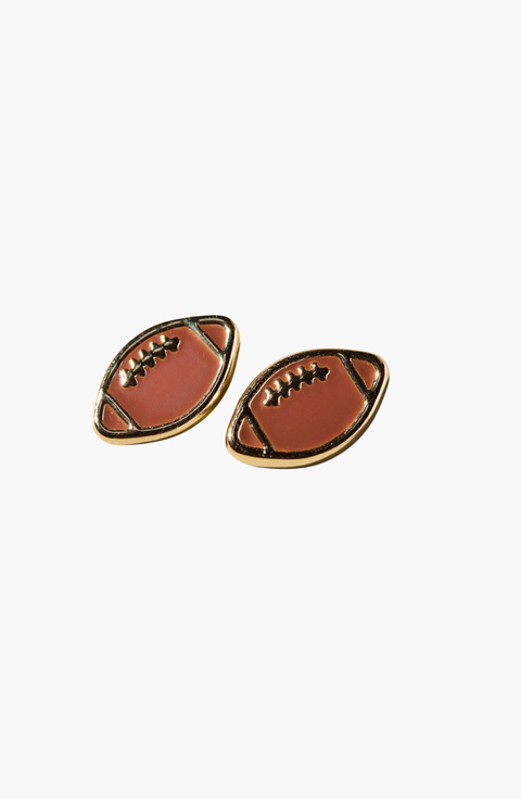 Football Stud Earrings