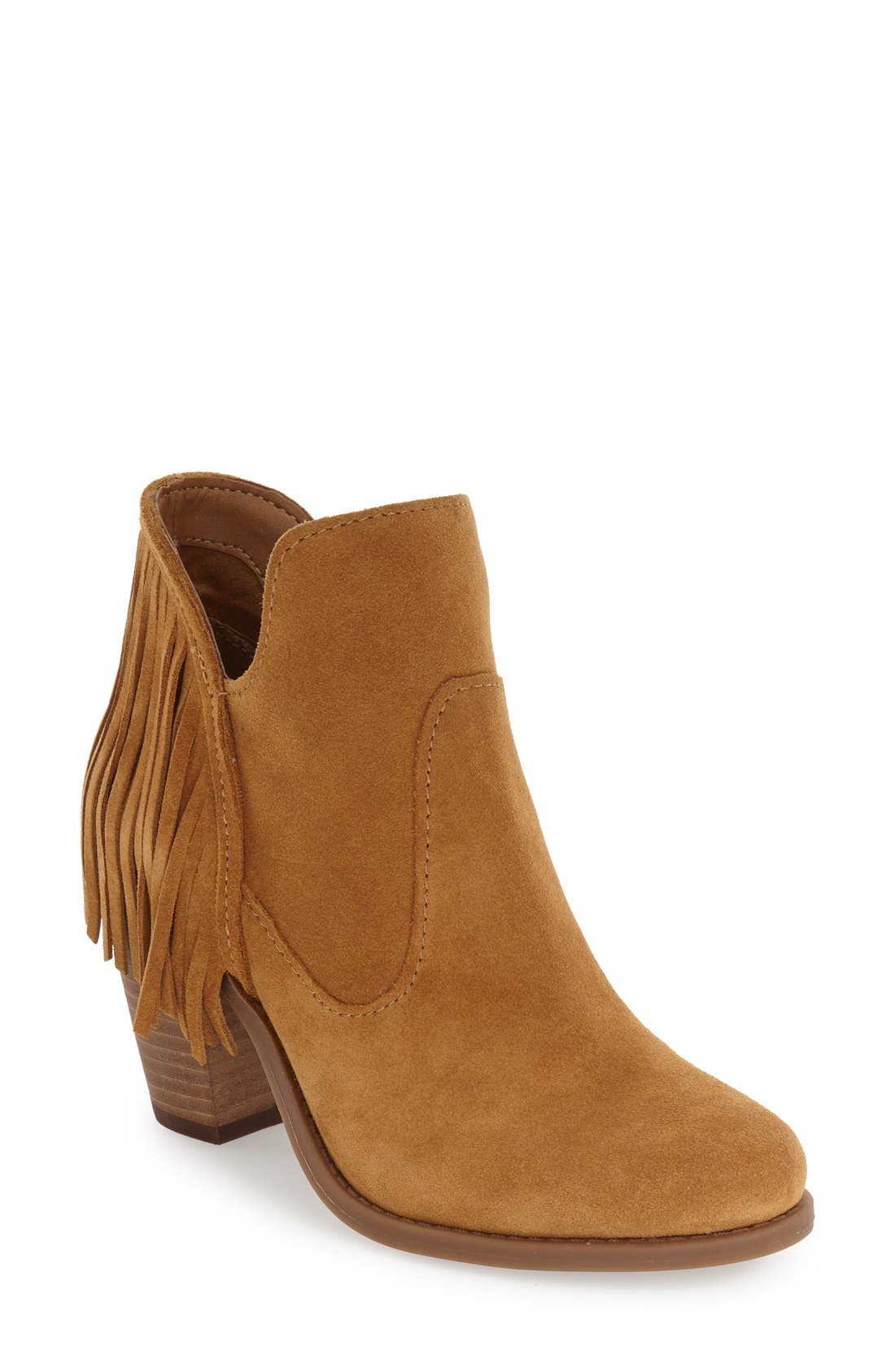 Jessica Simpson 'Cecila' Fringe Bootie, Main, color, 