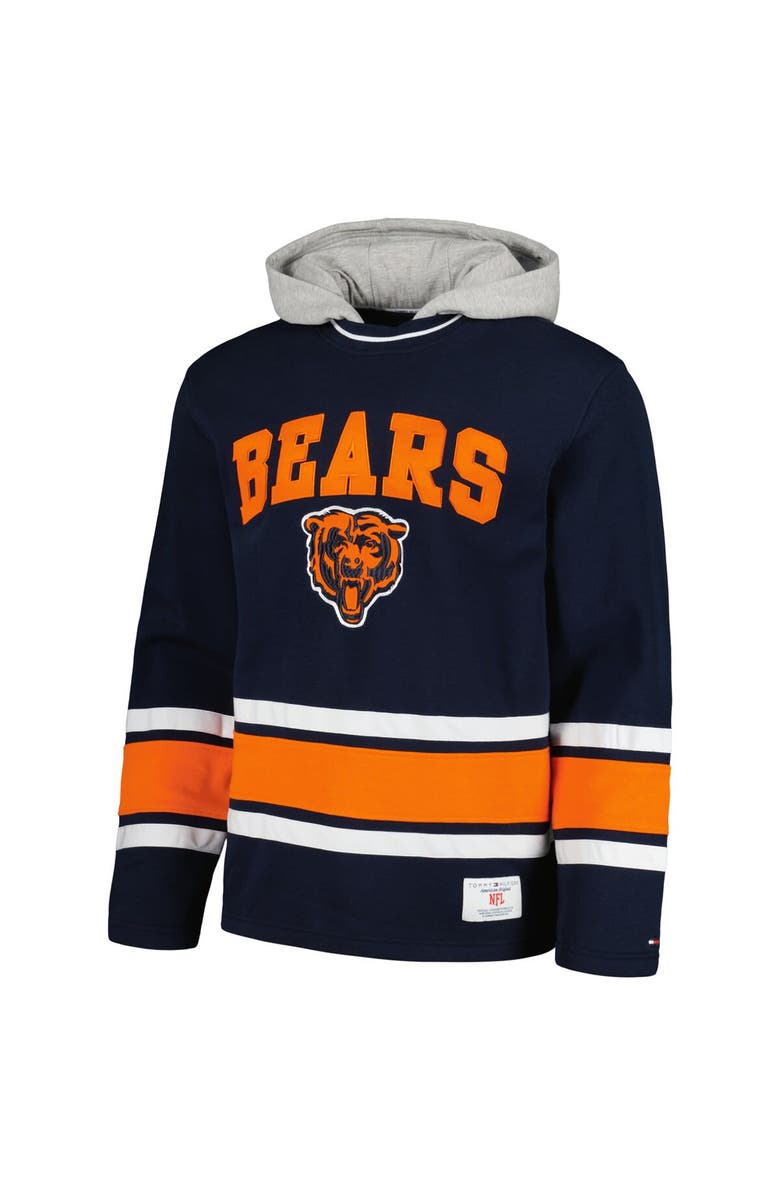 Tommy Hilfiger Men's Tommy Hilfiger Navy Chicago Bears Ivan Fashion Pullover Hoodie, Alternate, color, Navy