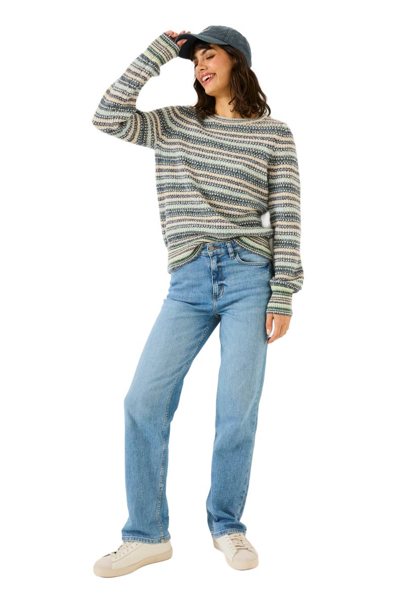 FatFace Soraya Stripe Crew Neck Sweater, Alternate, color, 