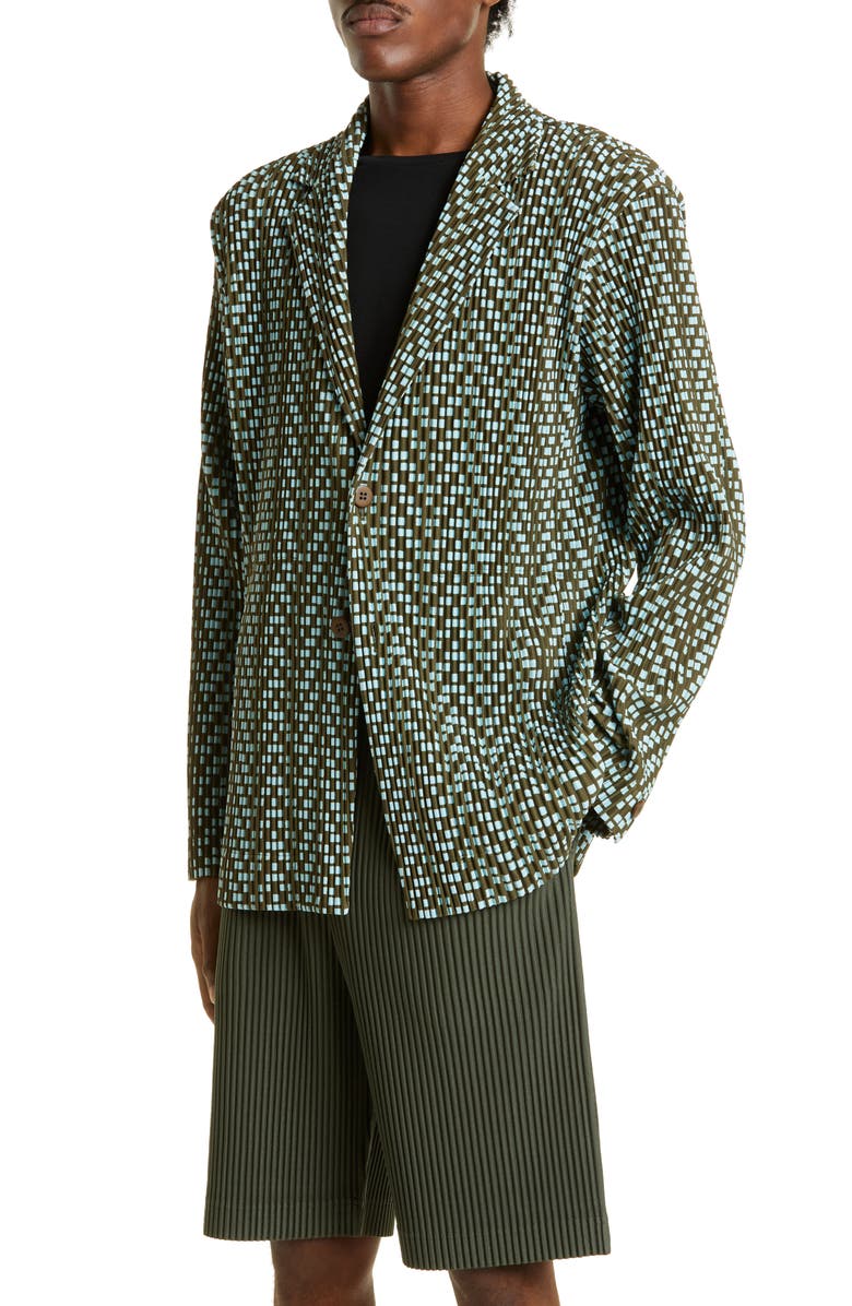 Homme Plissé Issey Miyake Cedar Pleated Sport Coat, Alternate, color, 