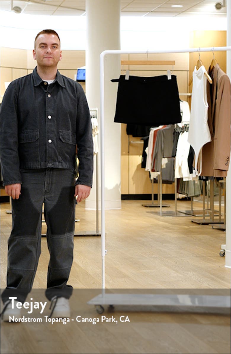 Straight Belted Miniskirt, sales video thumbnail