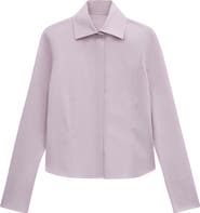 MANGO Fitted Crop Button-Up Shirt