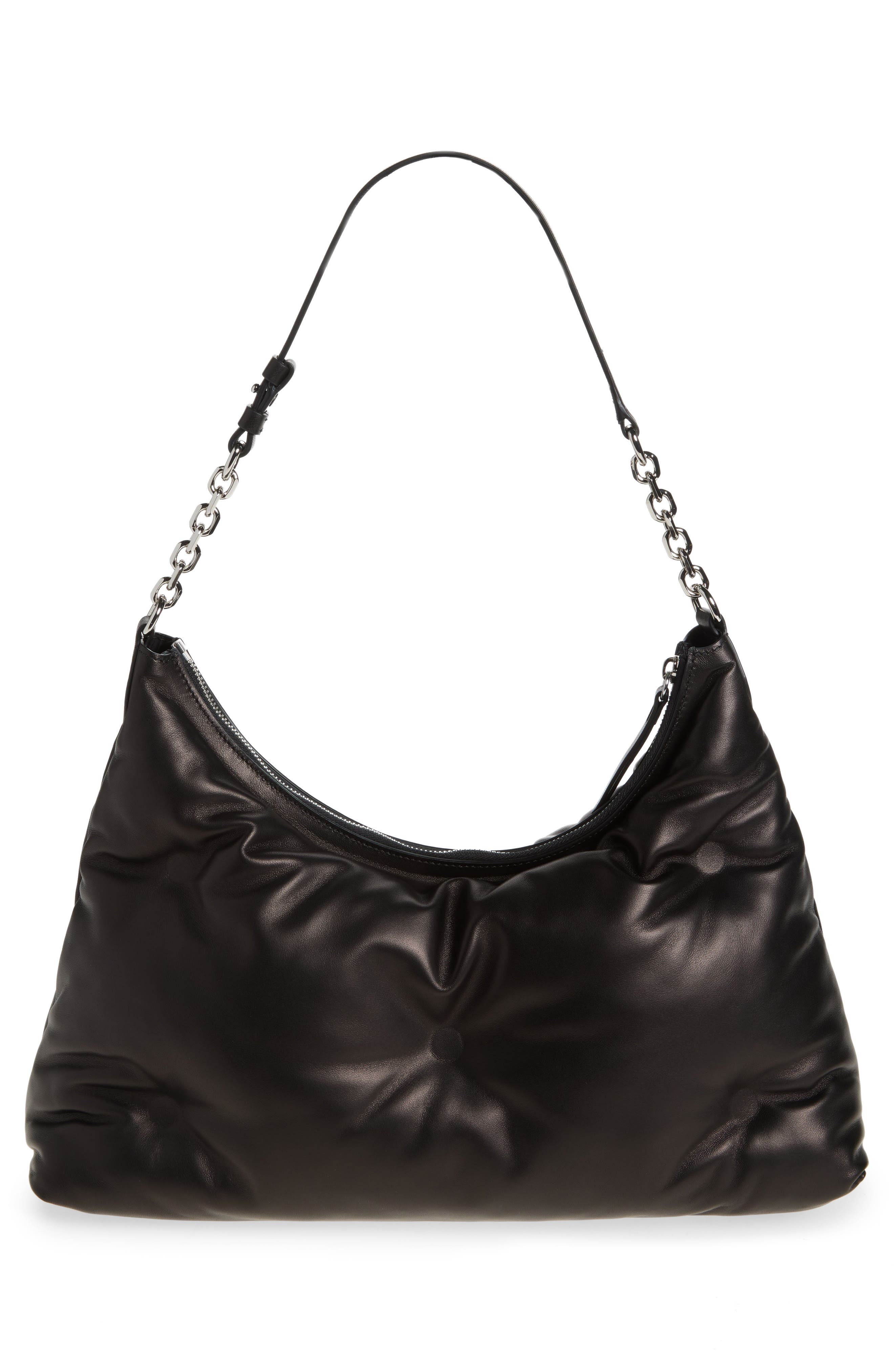 Maison Margiela Medium Glam Slam Hobo Bag, Alternate, color, Black