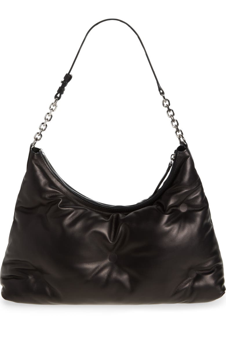 Maison Margiela Medium Glam Slam Hobo Bag, Alternate, color, Black