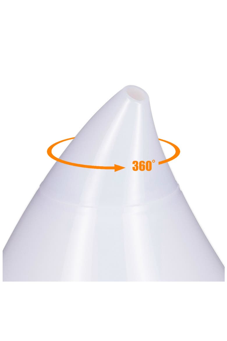 Droplet 1/2-Gallon Cool Mist Humidifier, Alternate, color, WHITE