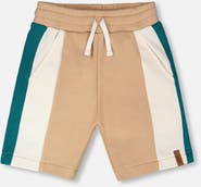 Deux par Deux Sporty French Elastic Waistband Terry Shorts