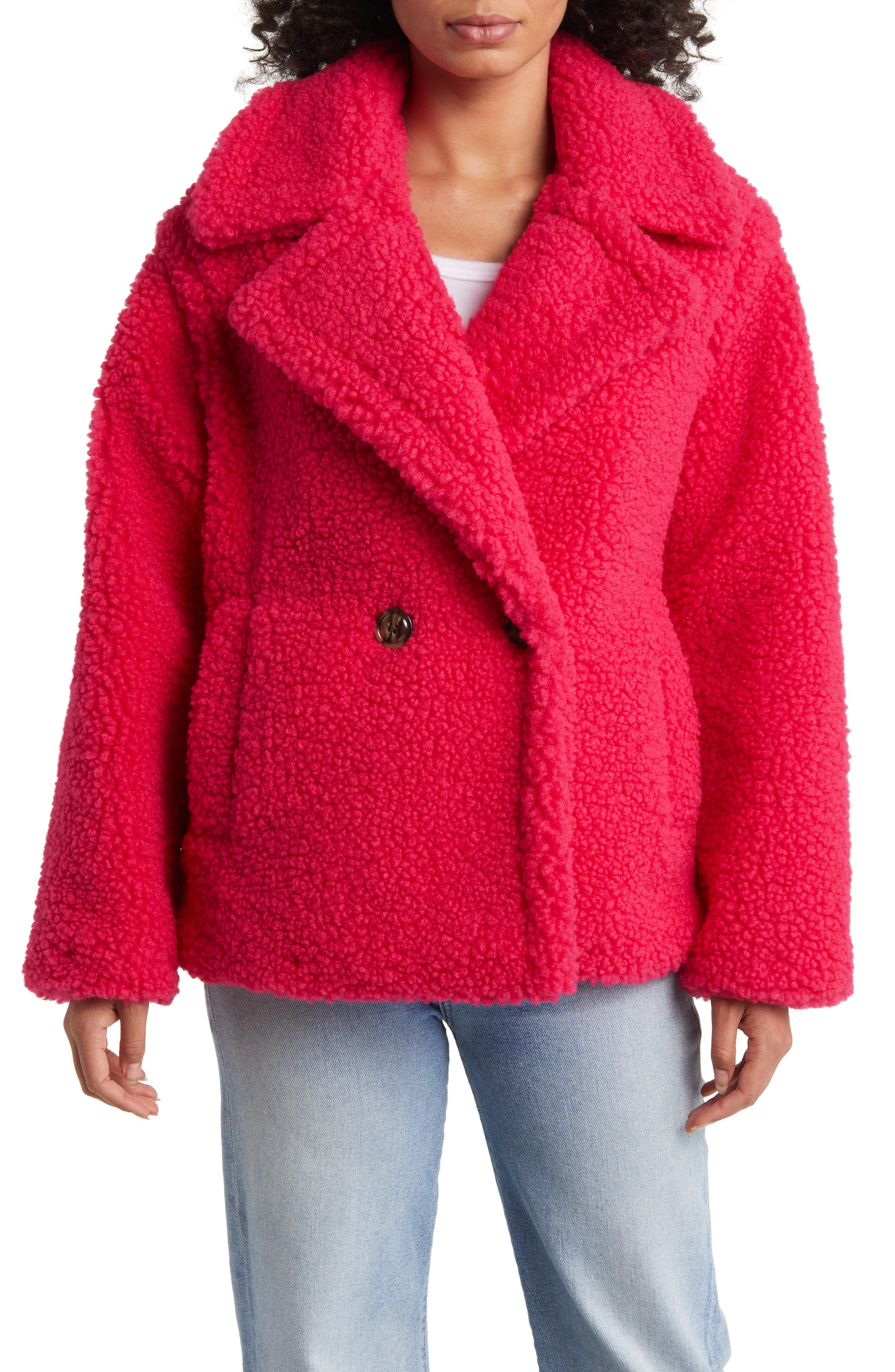 Gertrude Teddy Faux Shearling Coat