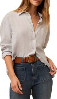 Faherty Laguna Linen Button-Up Shirt