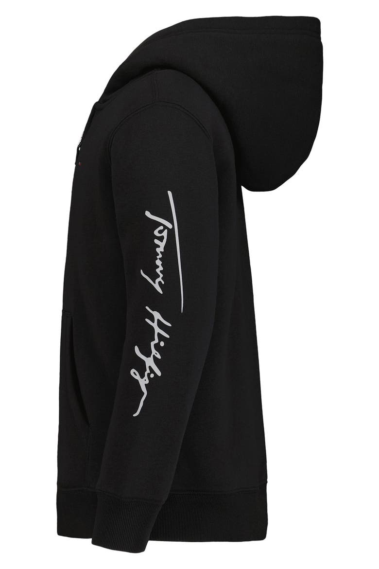 Kids' Fleece Lined Zip Hoodie, Alternate, color, BLACK