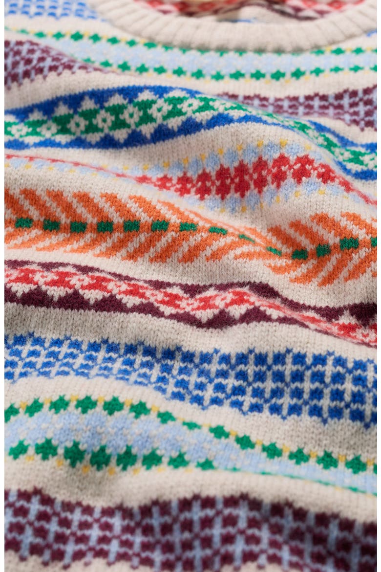 Percella Cove Fair Isle Merino Wool Blend Sweater Vest, Alternate, color, KNIT ABSTRACTION MULTI