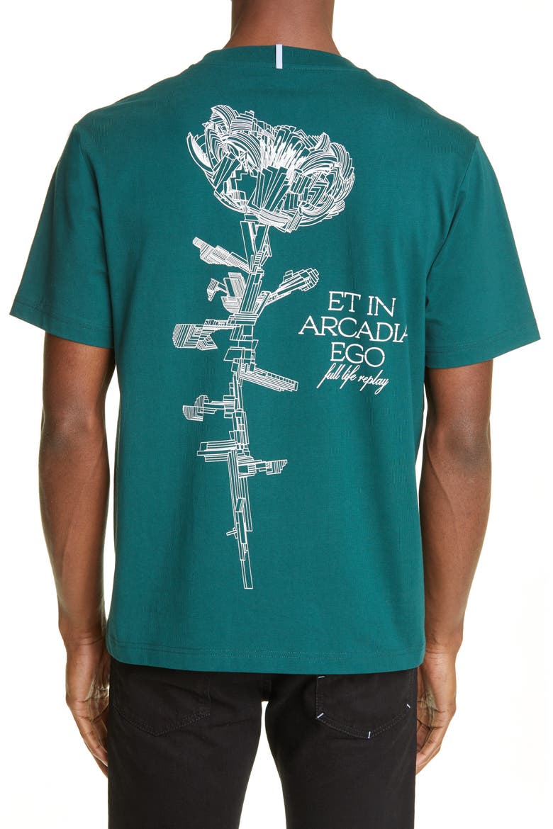 Game Over Graphic Tee, Alternate, color, VARSITY GREEN