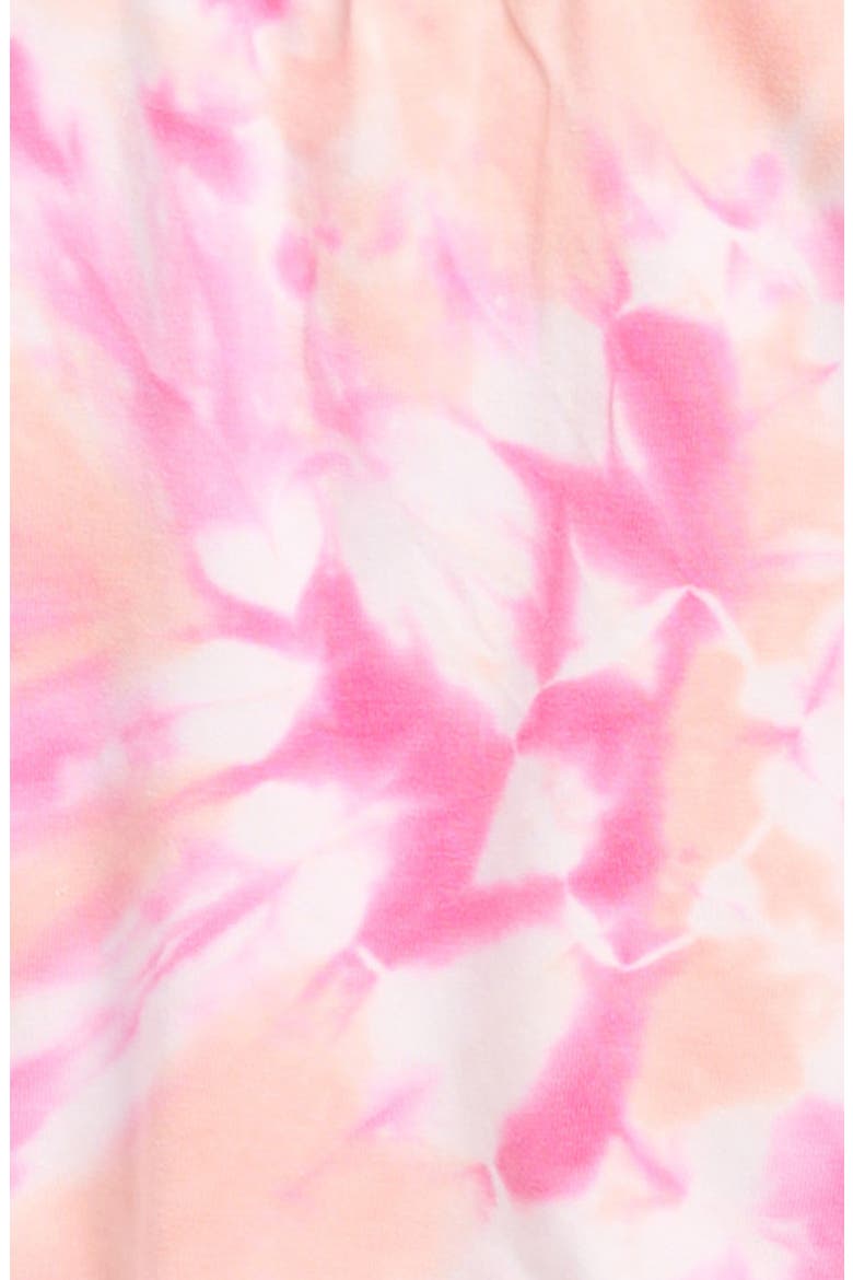 Hibiscus Tie-Dye Shirt & Shorts Set, Alternate, color, HIBISCUS TIE DYE