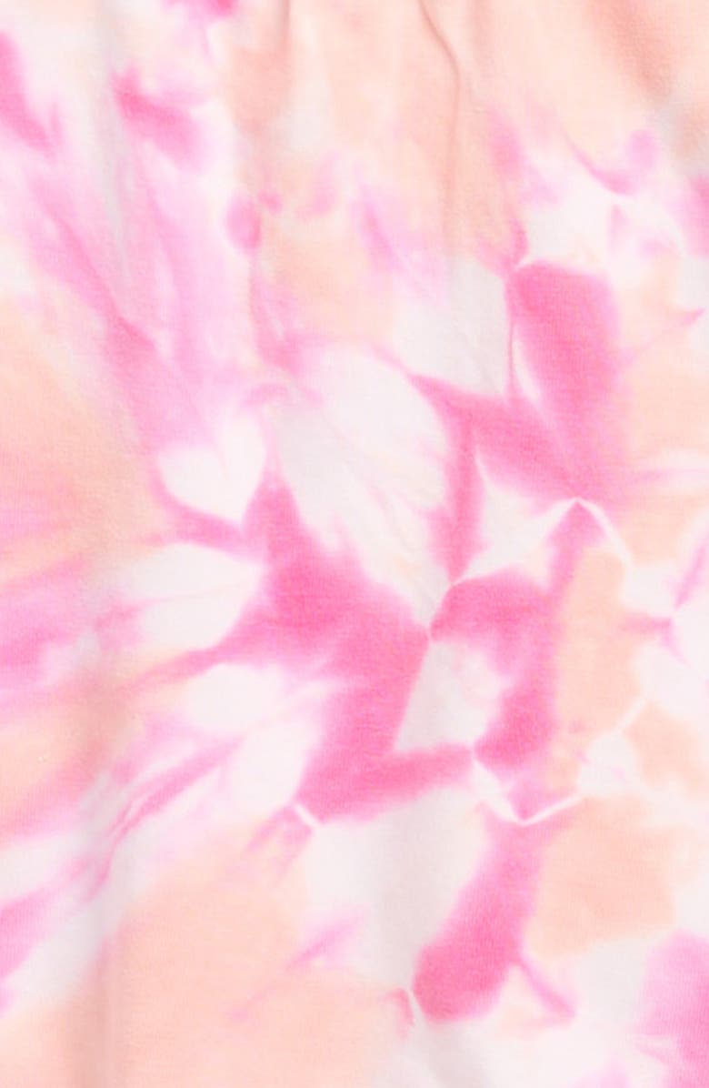 Splendid Hibiscus Tie-Dye Shirt & Shorts Set, Alternate, color, Hibiscus Tie Dye