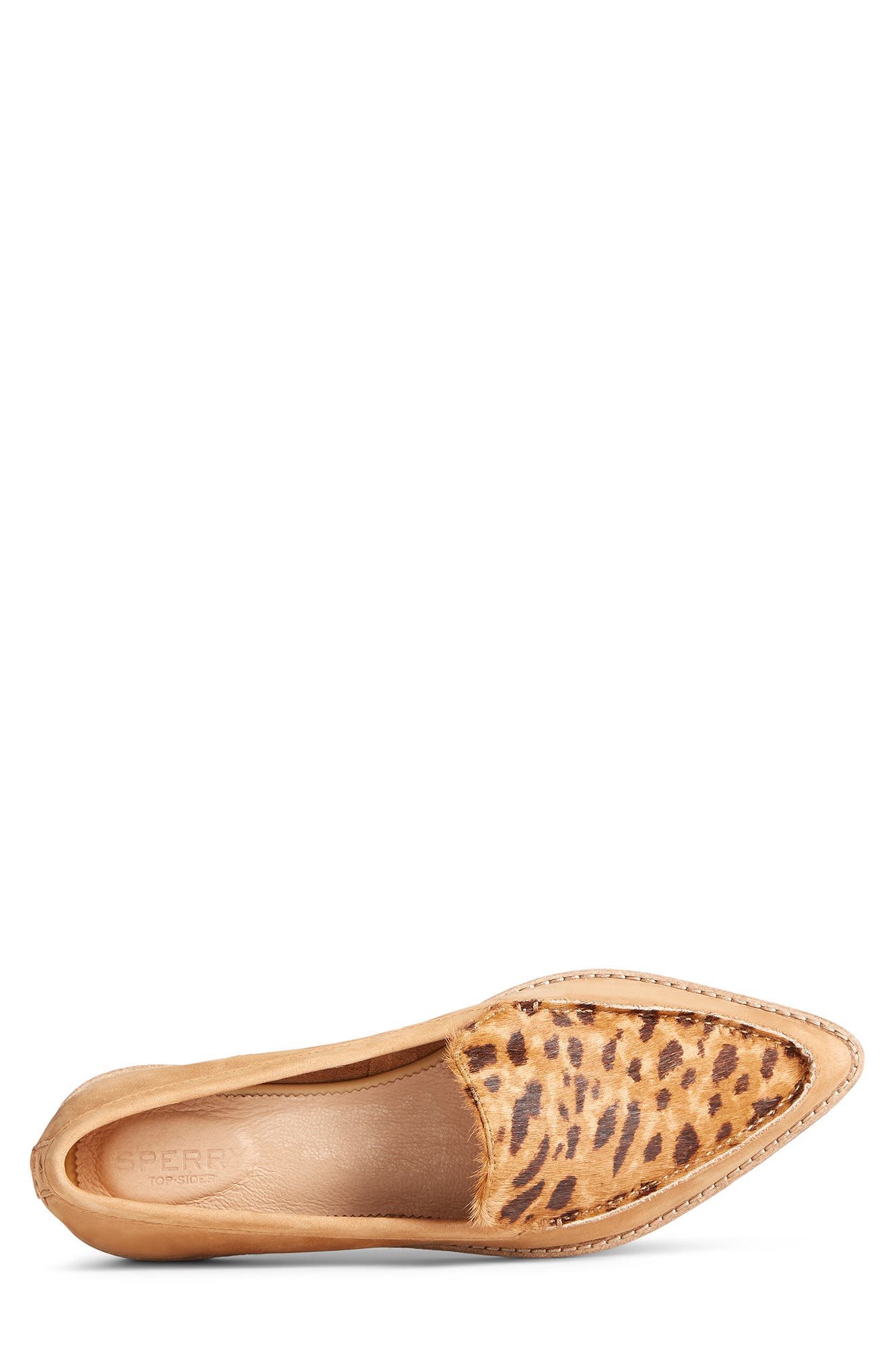 Saybrook Genuine Calf Hair & Leather Loafer, Alternate, color, TAN