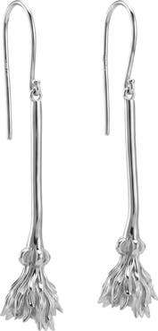 Awe Inspired Dandelion Drop Earrings
