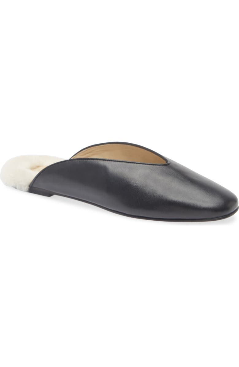 Le Monde Beryl Regency Lambskin & Genuine Shearling Mule, Main, color,