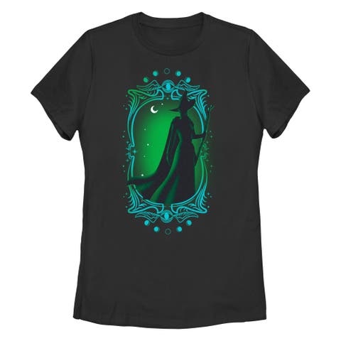 Women's Wicked Elphaba Silhouette Frame  Graphic T-Shirt