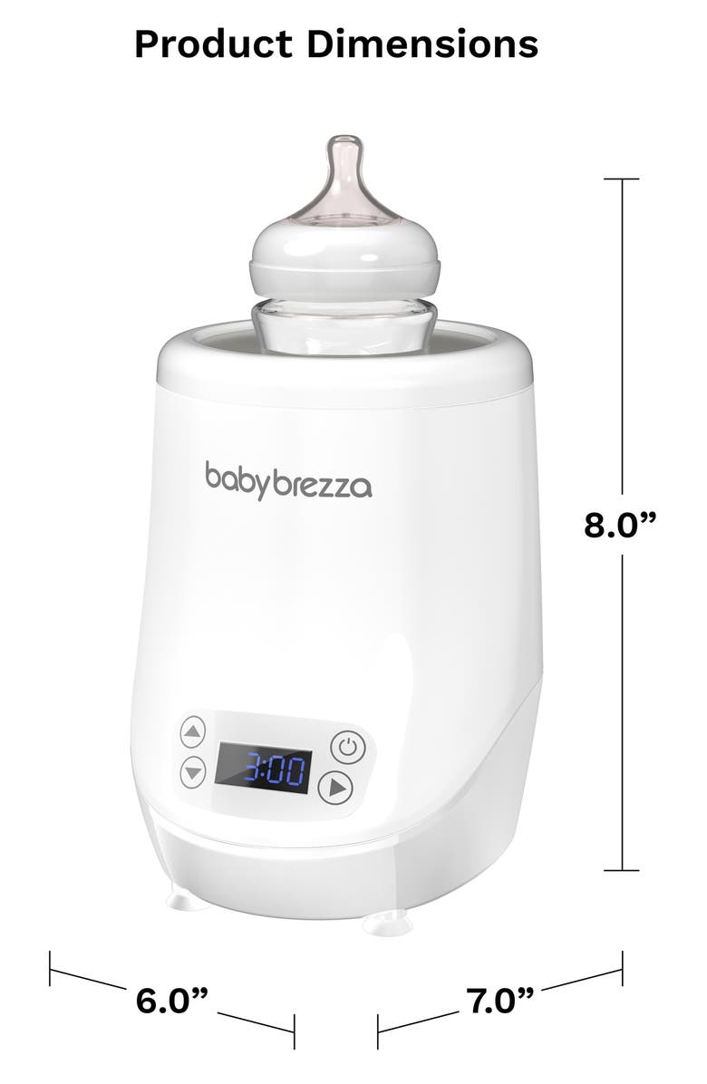 BABY BREZZA Air Swirl Waterless Bottle Warmer, Alternate, color, White