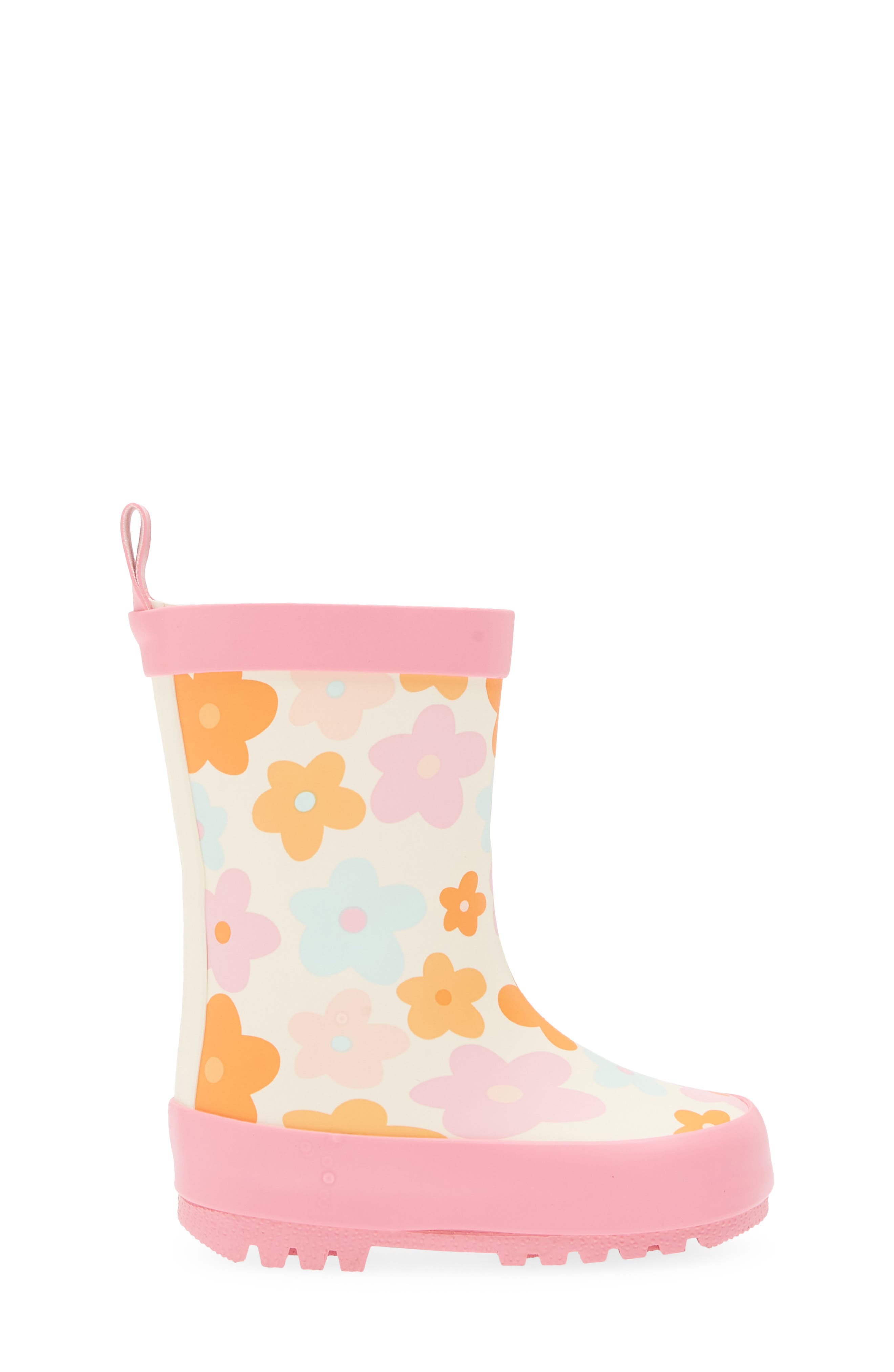 Harper Canyon Kids' Audra Flower Rain Boot, Alternate, color, Pink Floral