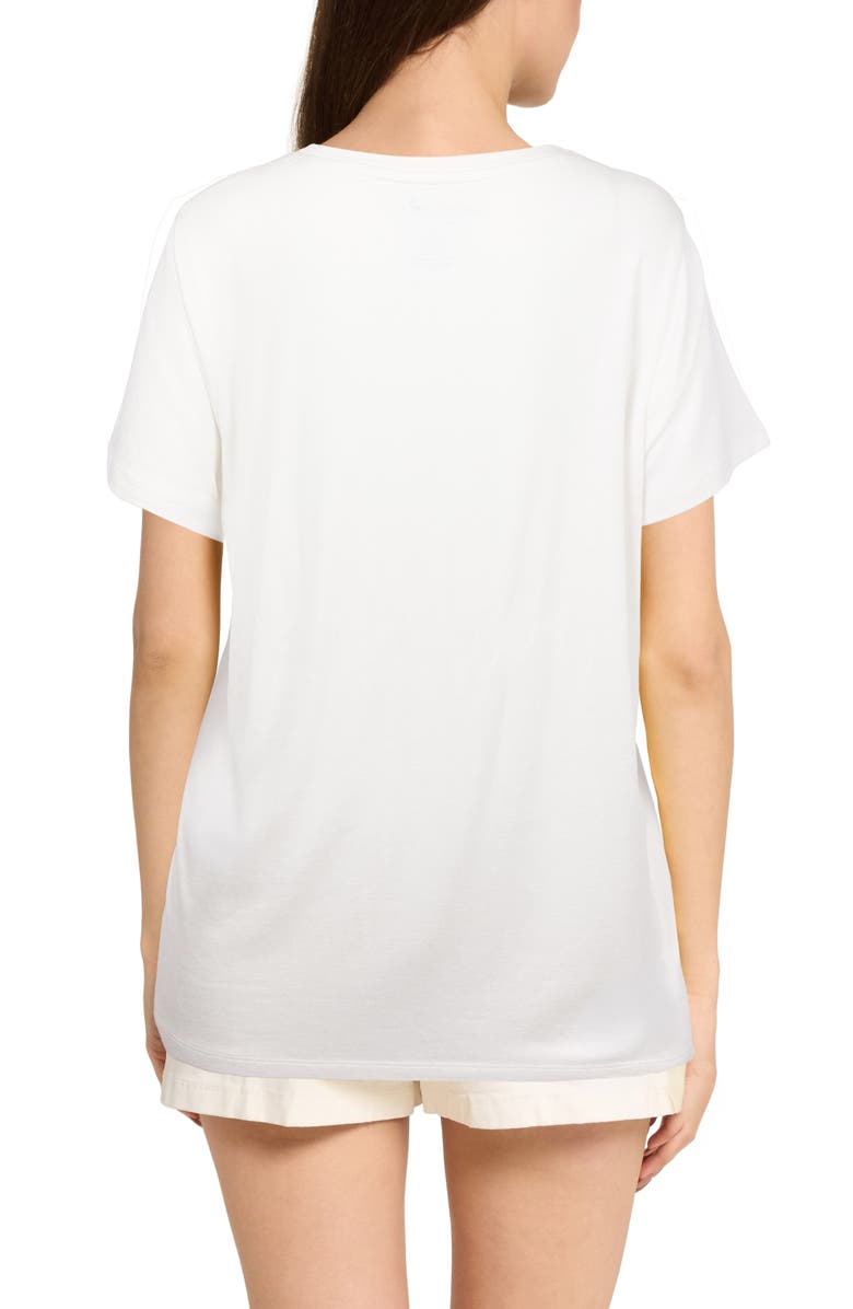 CARIBBEAN JOE Scoop Neck Embellished Flag Graphic T-Shirt, Alternate, color, Americana