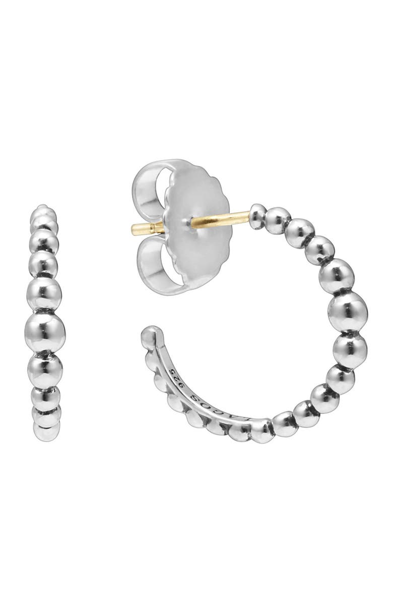 LAGOS Sterling Silver Graduated Circle Hoop Earrings, Main, color, 