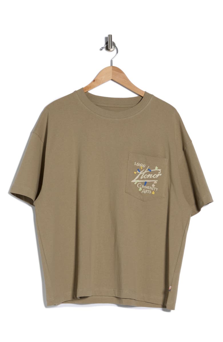 HONOR THE GIFT Community Arts Cotton Graphic T-Shirt, Alternate, color, Pebble