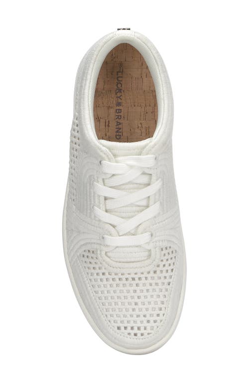 Lucky Brand Haidyn Sneaker In Eggshell