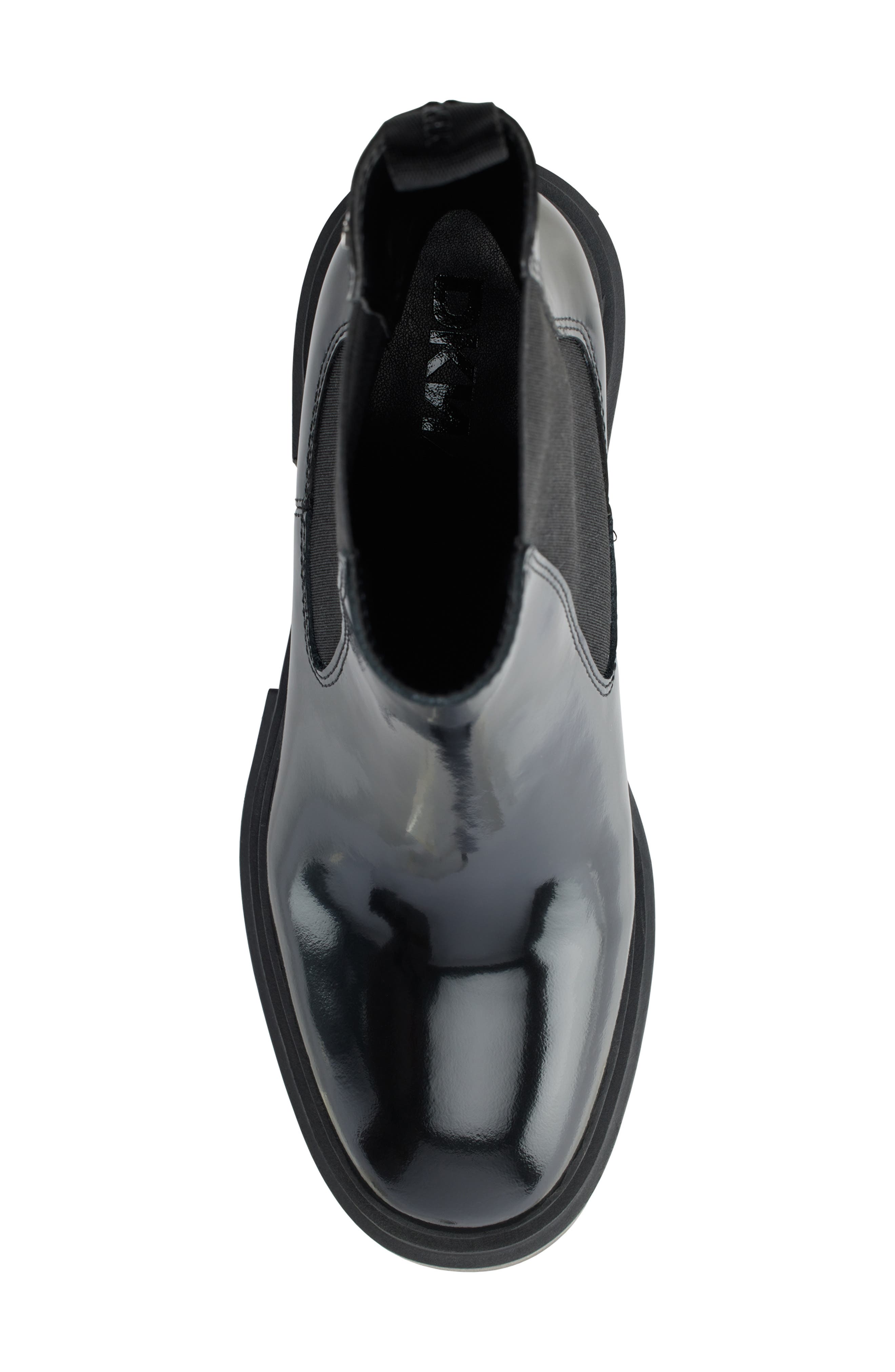 DKNY Thana Platform Chelsea Boot, Alternate, color, Black