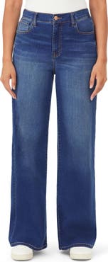 Kensie Carla High Rise Knit Wide Leg Pants