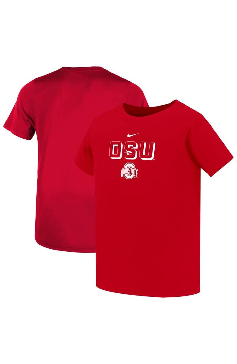 Nike Toddler Nike Scarlet Ohio State Buckeyes Legend Performance T-Shirt, Main, color, Scarlet