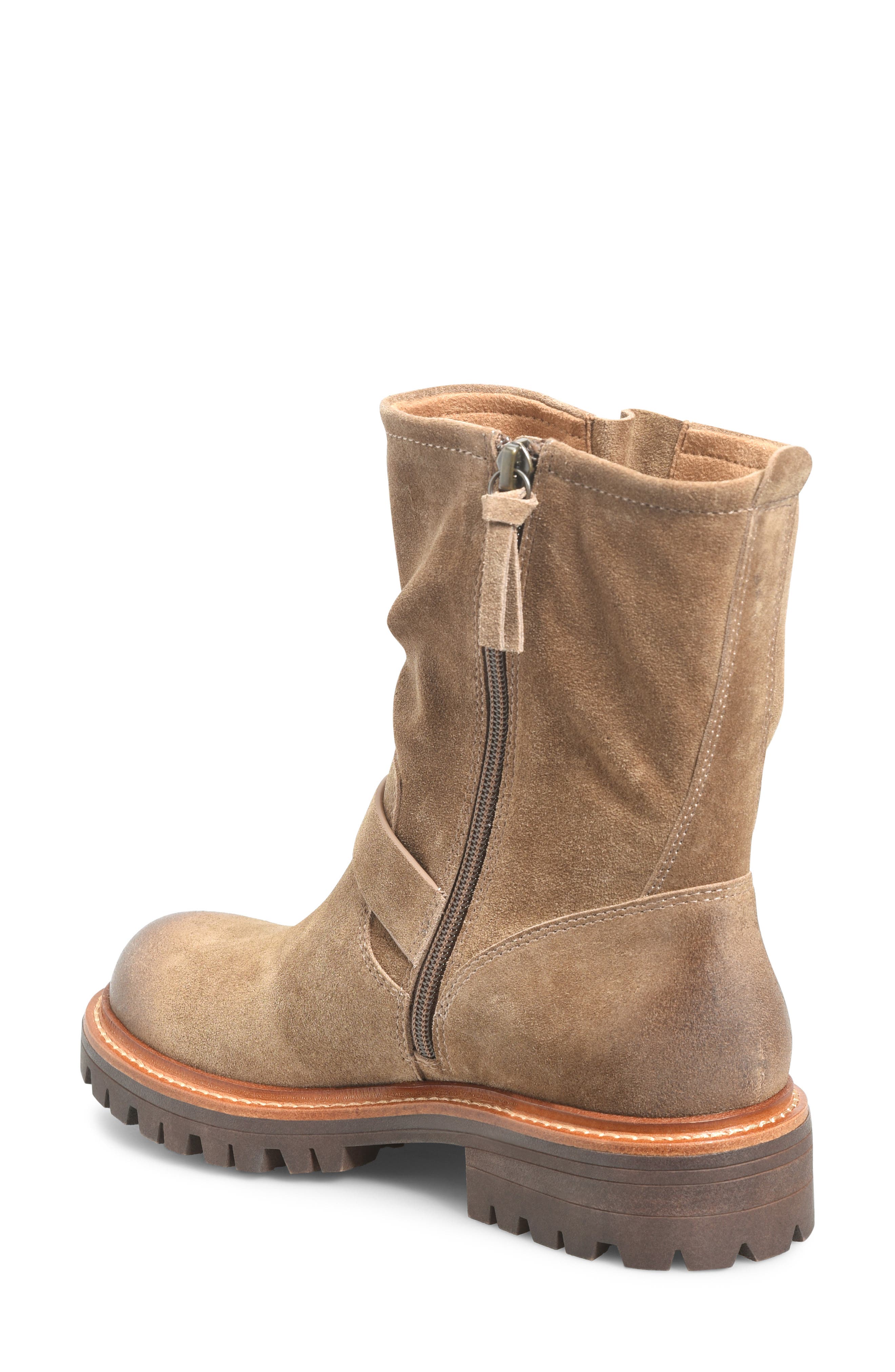 Söfft Amberlynn Water Resistant Moto Boot, Alternate, color, Oak Brown