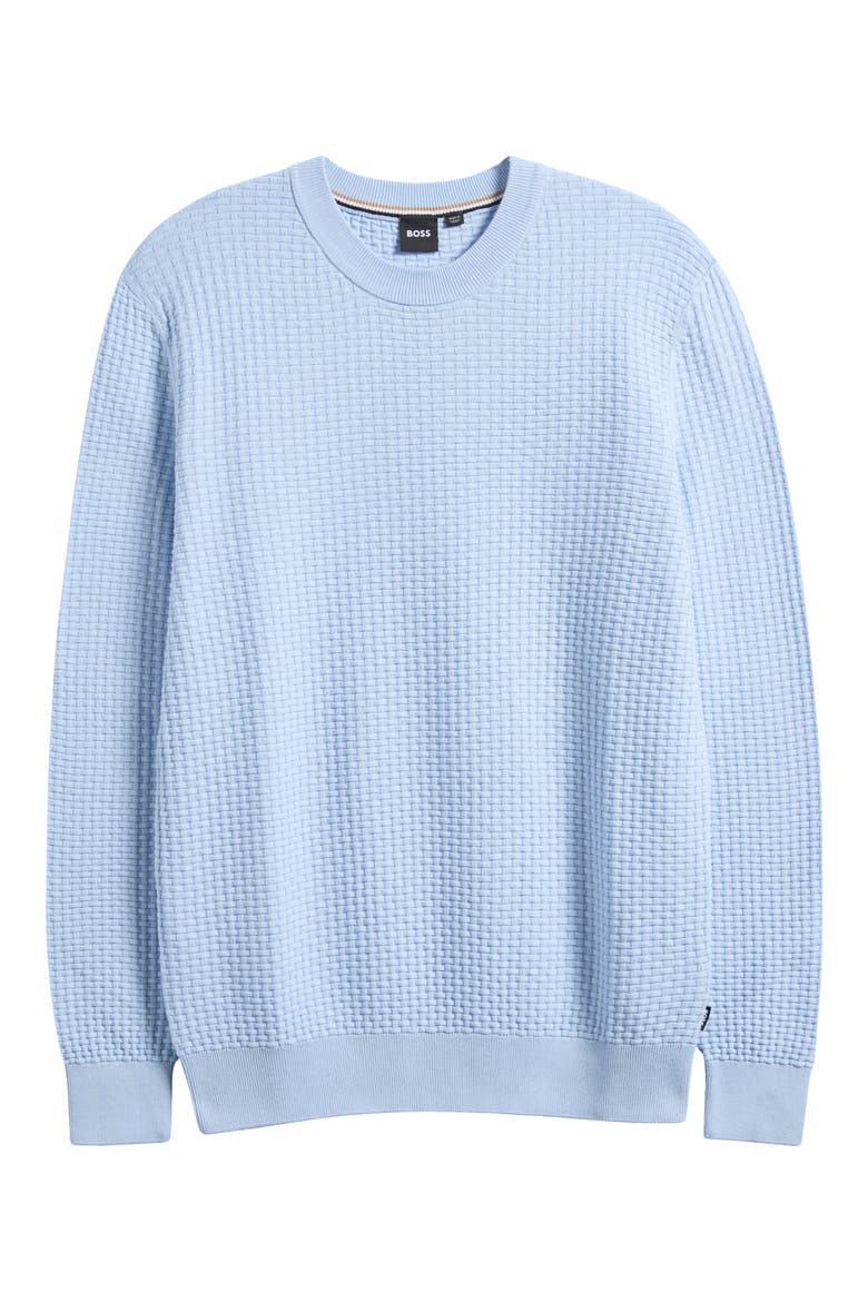 Imberto Textured Sweater, Alternate, color, LIGHT PASTLE BLUE
