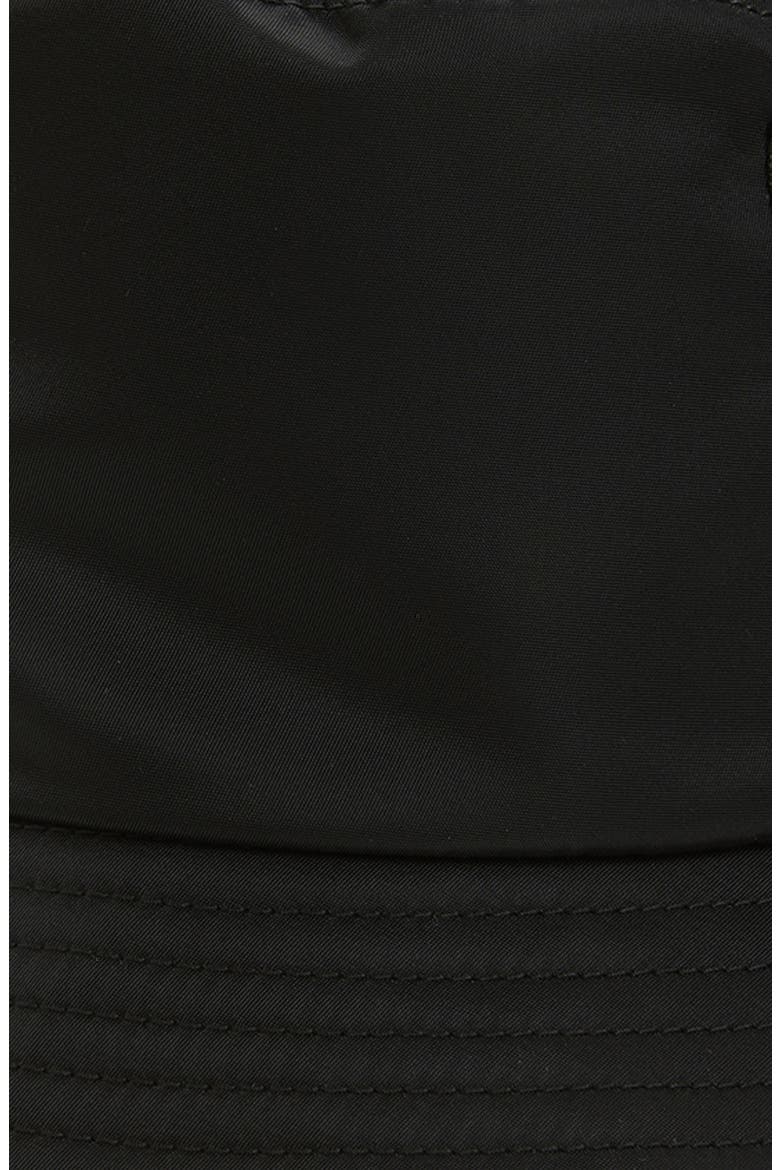 Nylon Twill Pocket Hat, Alternate, color, BLACK