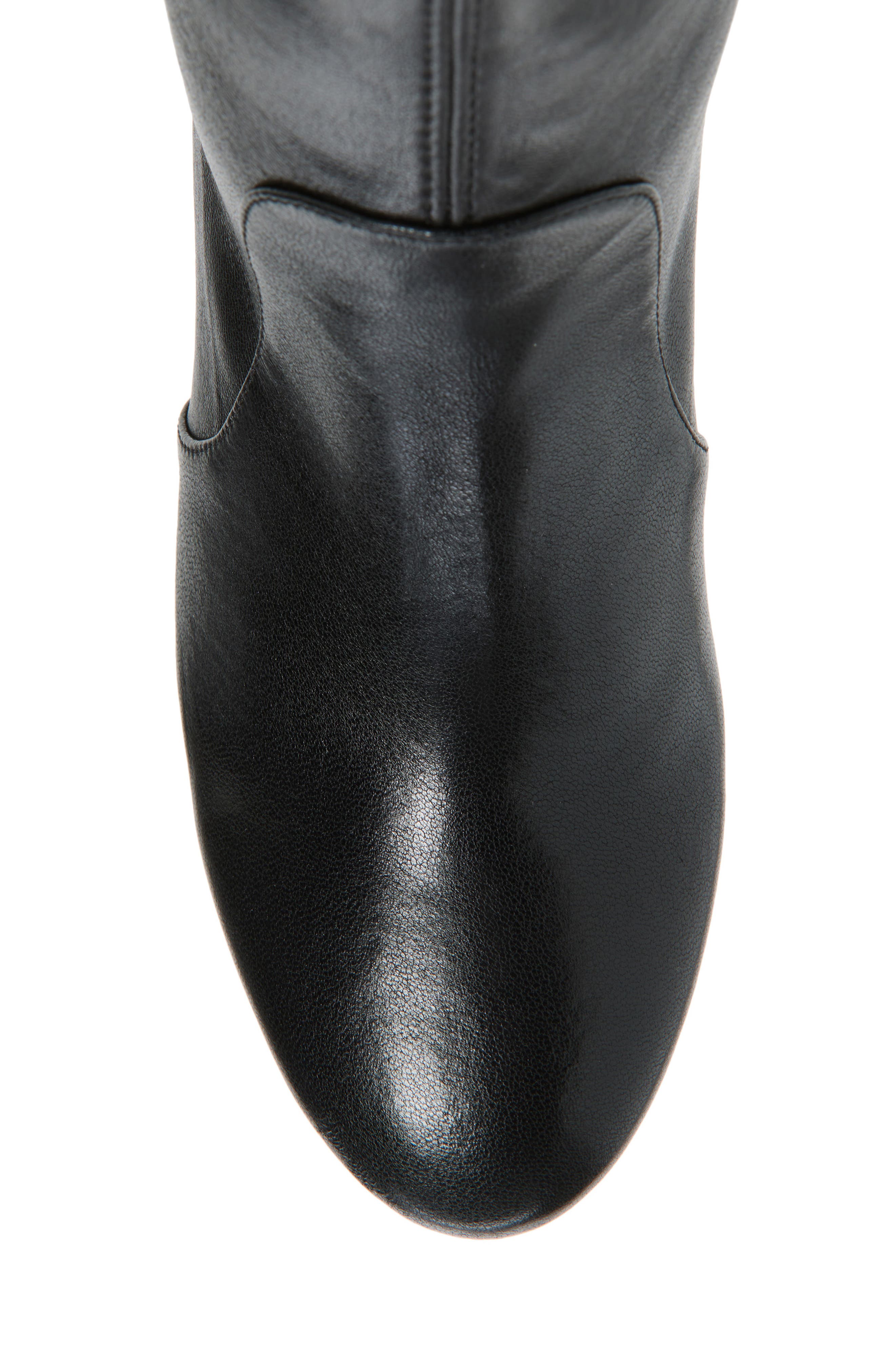 Stuart Weitzman Babette Bootie 85, Alternate, color, Black Nappa