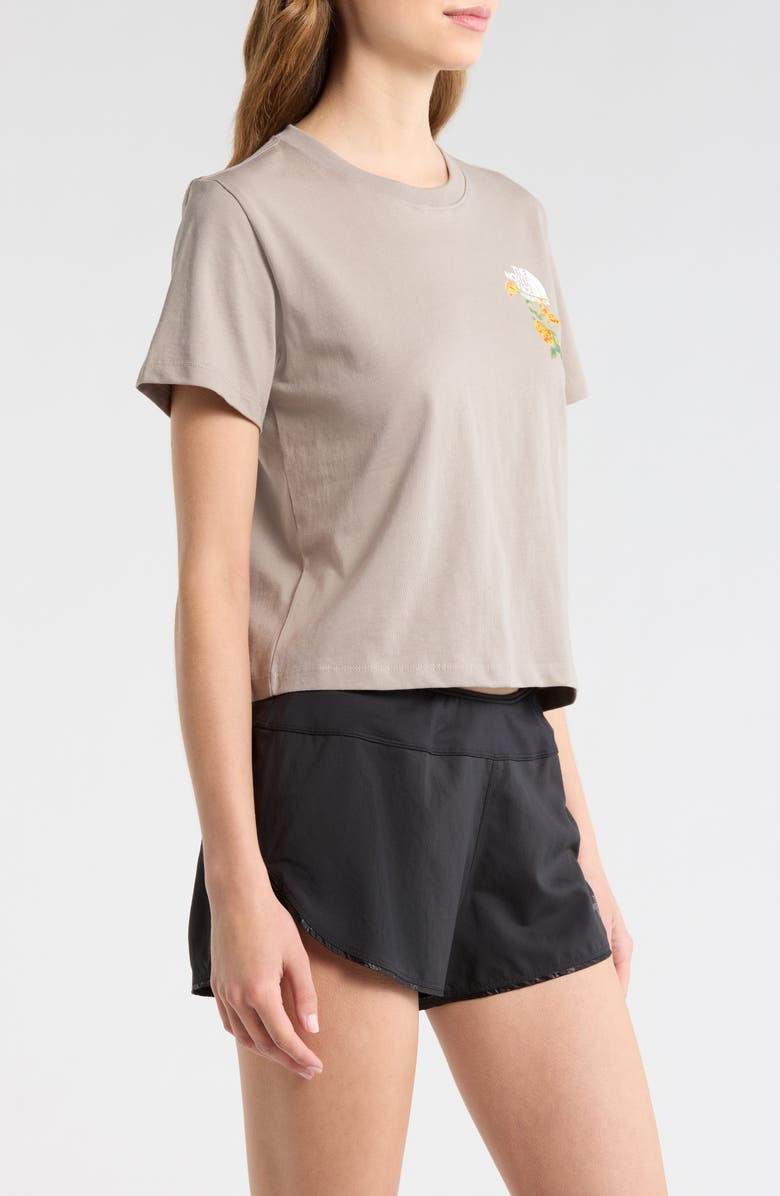 The North Face Flora Graphic T-Shirt, Alternate, color, Stone Slab