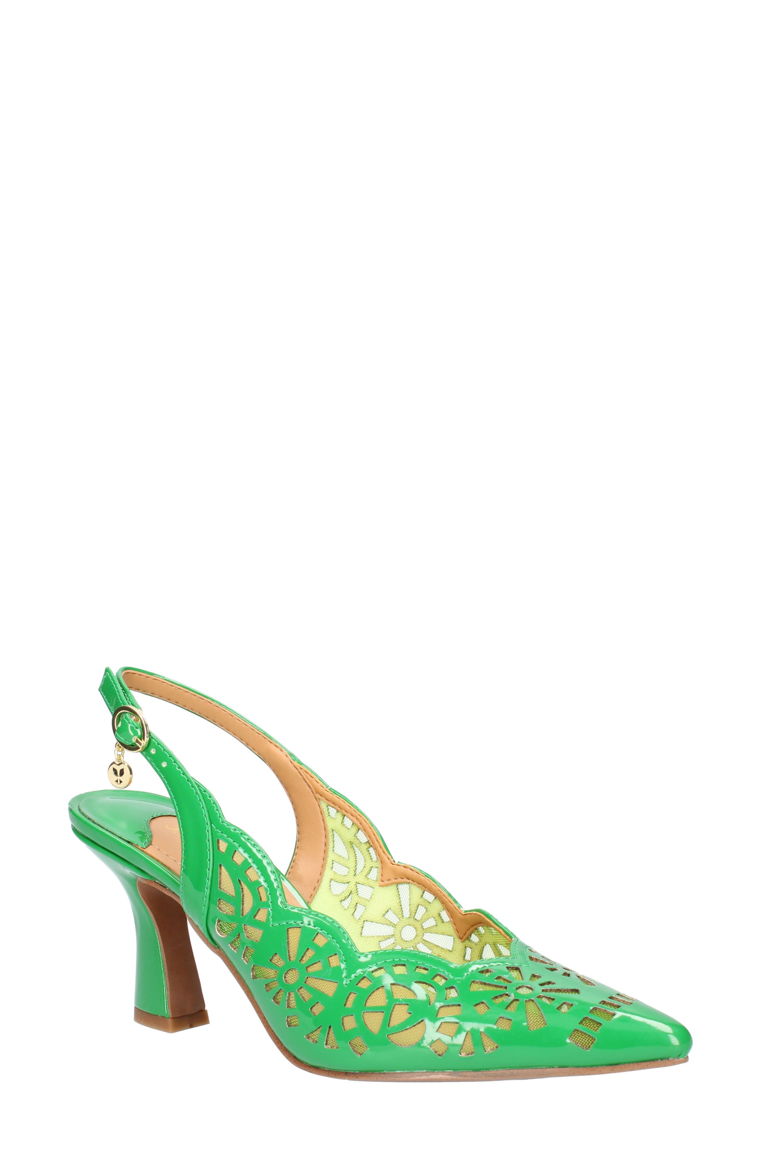 J. Reneé Valerian Slingback Pump, Main, color, Green