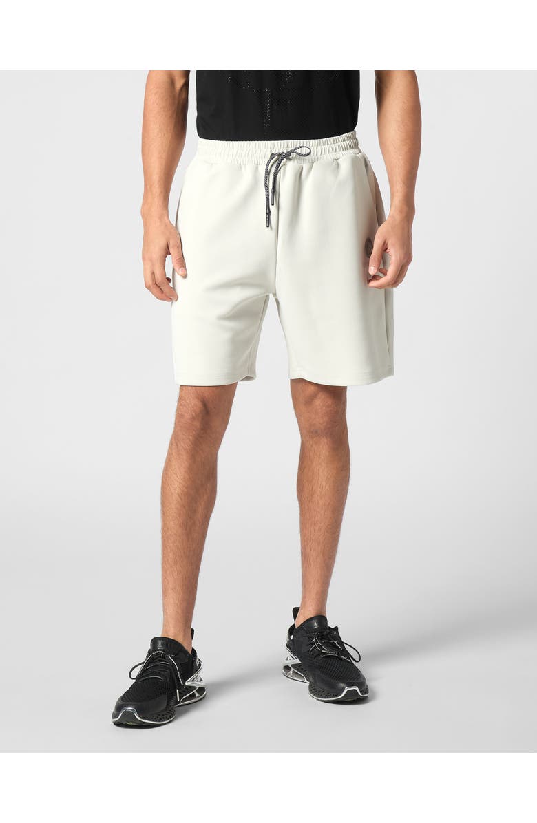 PLEIN SPORT Technical Loose Fit Jogging Shorts, Main, color, Grey