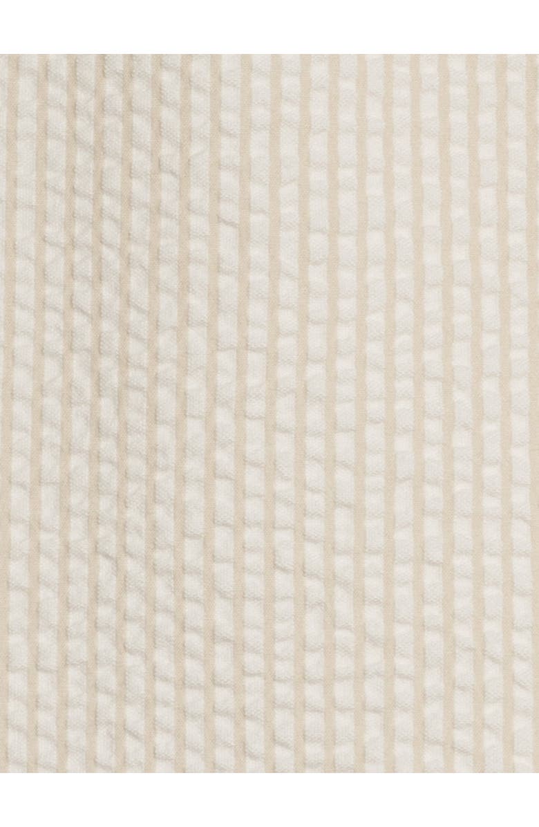 KENDI by Colored Organics Organic Mato Seesucker Romper, Alternate, color, Dune Stripe