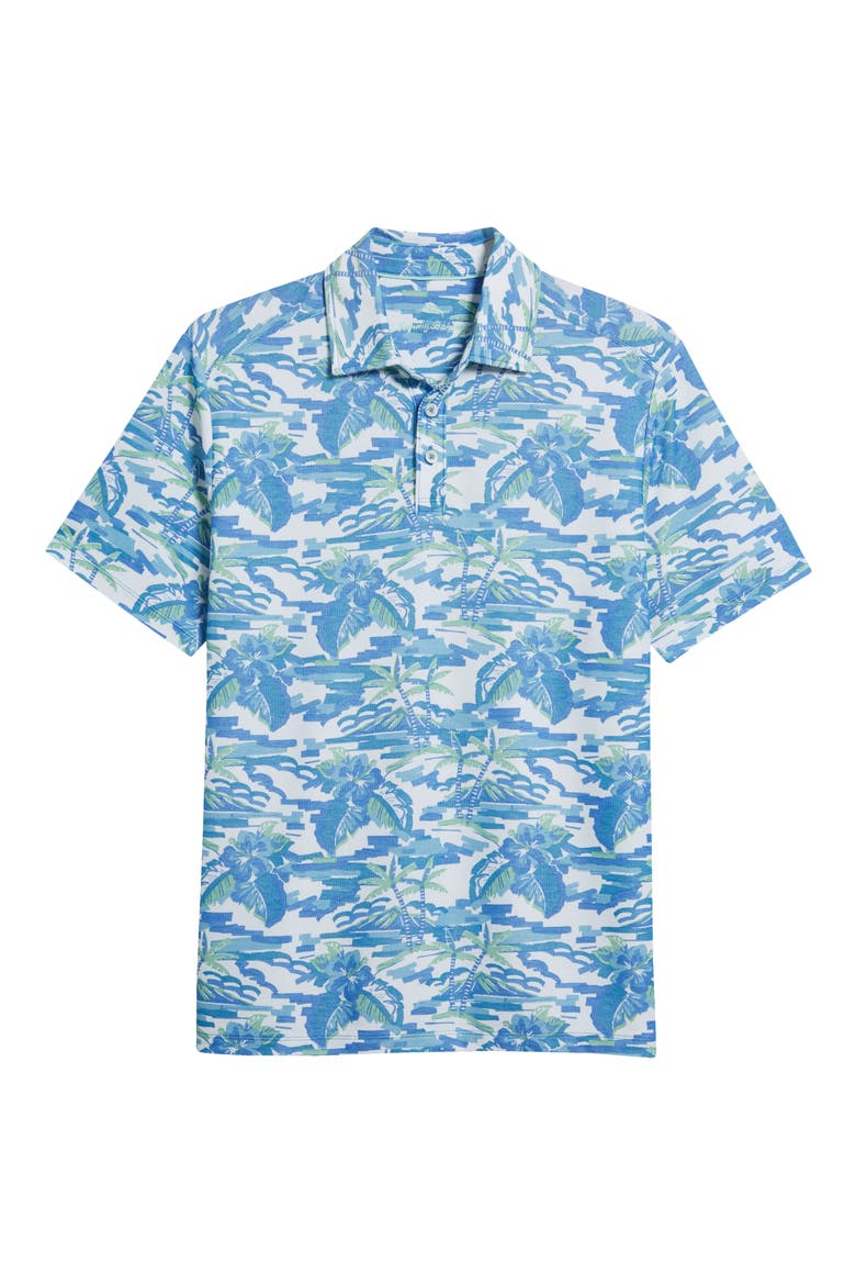 Pop Art Palms IslandZone® Performance Polo, Alternate, color, INFINITY POOL