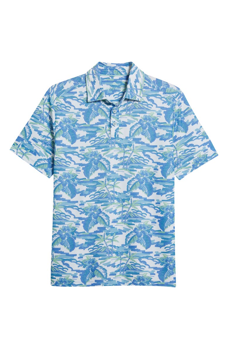 Tommy Bahama Pop Art Palms IslandZone<sup>®</sup> Performance Polo, Alternate, color, Infinity Pool