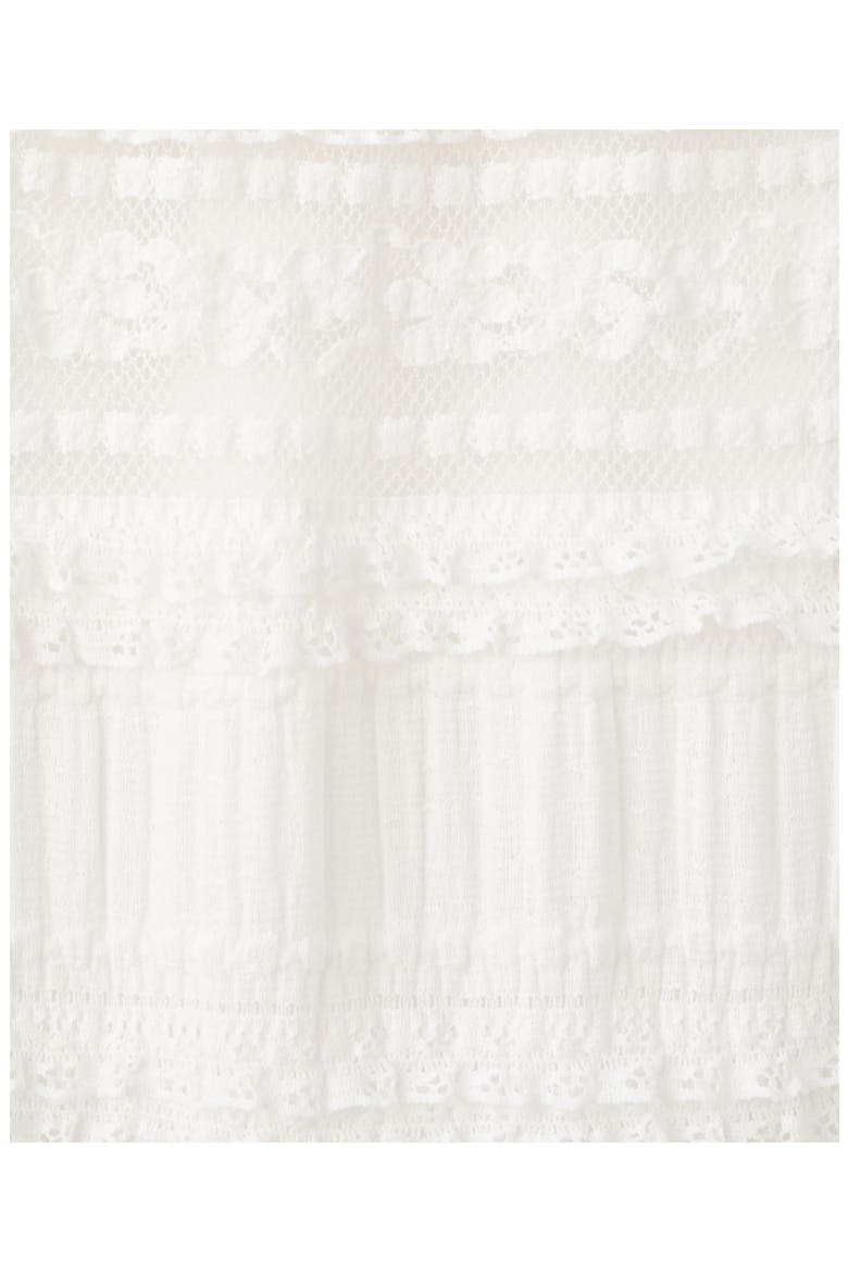Lace Maxi Skirt, Alternate, color, WHITE