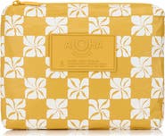 Aloha Collection Small Pua Check Water Resistant Tyvek® Zip Pouch