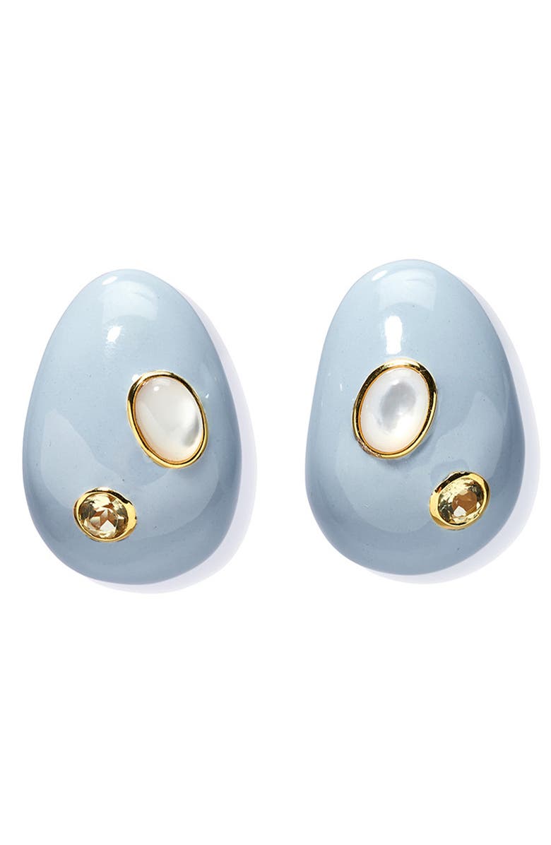 Lizzie Fortunato Mini Arp Drop Earrings, Main, color,