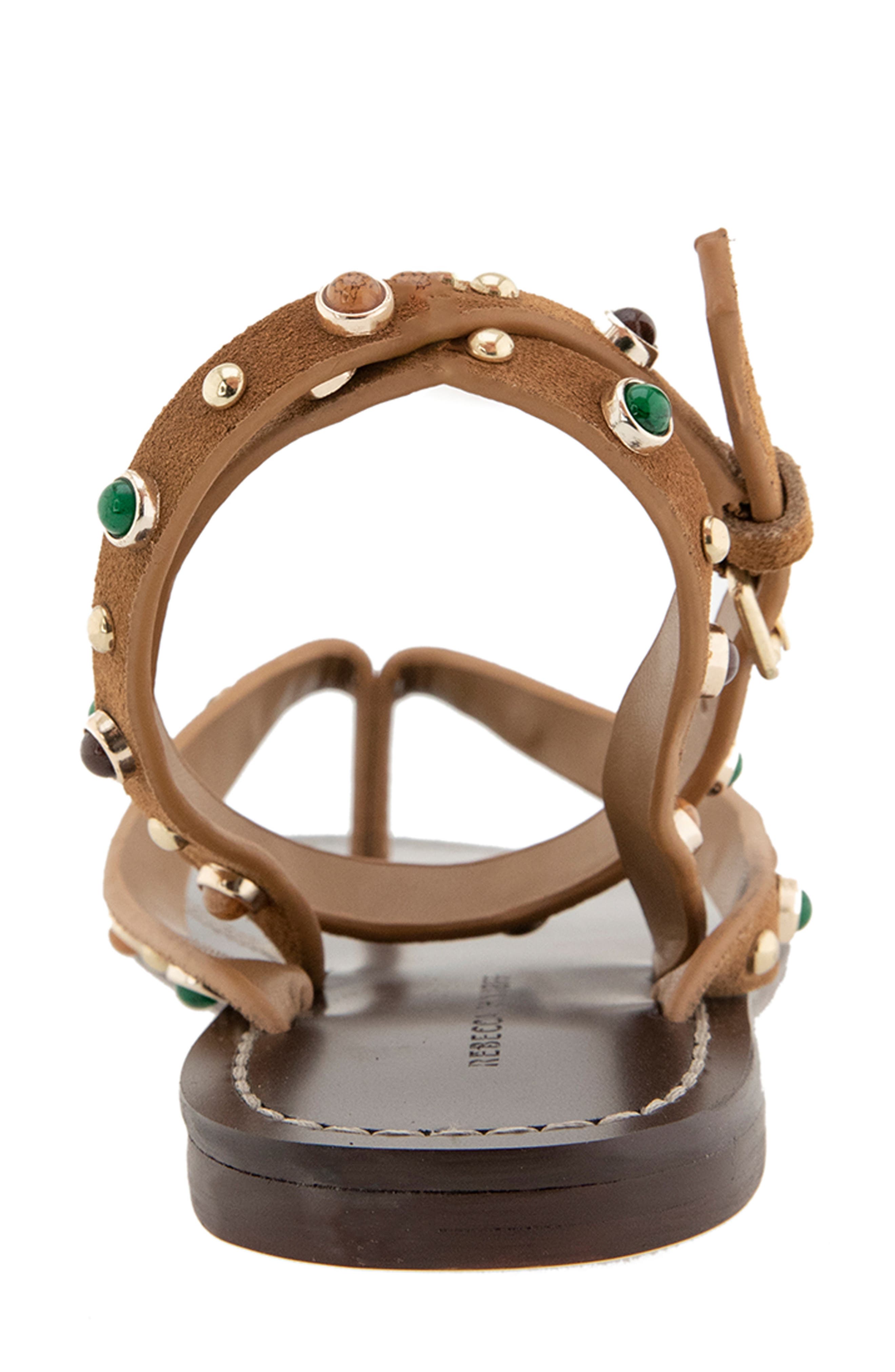 Rebecca Minkoff Jamie Ankle Strap Sandal, Alternate, color, Walnut